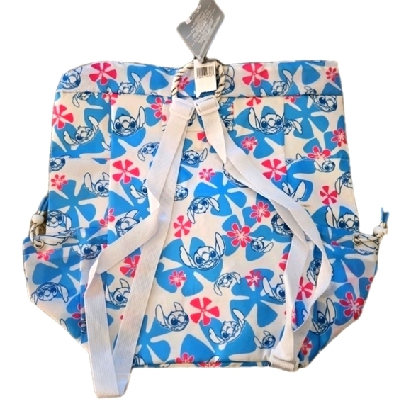 Disney Lilo & Stitch Floral Drawstring Lightweight Backpack